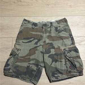 Vintage Y2K quicksilver camo shorts SZ 34